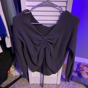 Hollister soft reversible sweater